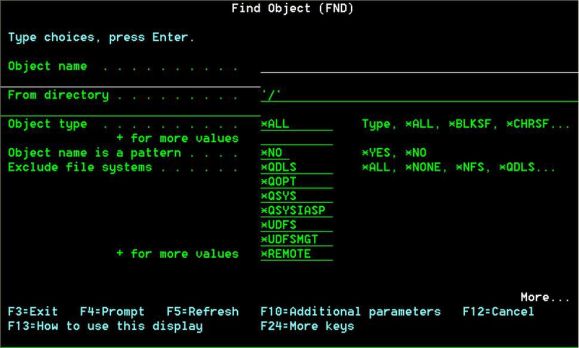 TechTip: The Find Object (FND) Command for the Integrated File System - Figure 1