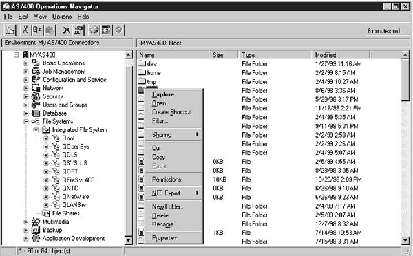 as400 copy physical file to ifs